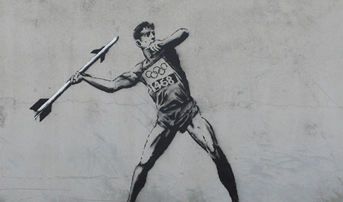 Banksy aux Jeux Olympiques de Londres 2012